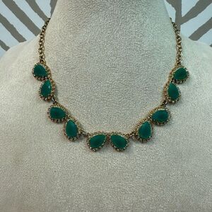 Kate Spade New York Green Stone Crystal Necklace